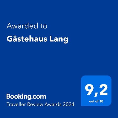 Gaestehaus Lang ヴンジーデル エクステリア 写真